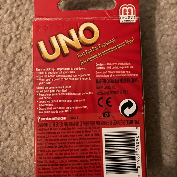 UNO Card Game, Family Game, 7+, NIB - Picture 3 of 3
